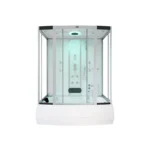 Douchecabine Diamond – Bad – Complete Douchecabine – Douchetempel– Stoomdouche – 170 x 90 x 220 cm – Wit