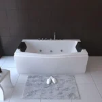 Vrijstaand Bad- Bubbelbad Noor - 173 x 80 x 84 cm - Wit met handdouche en massage - Afbeelding 5