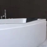 Vrijstaand Bad- Bubbelbad Noor - 173 x 80 x 84 cm - Wit met handdouche en massage - Afbeelding 2