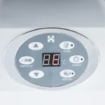 Bubbelbad Opblaasbaar - Met beschermzeil en filterset - Whirlpool - 6 Personen - Betonlook - Afbeelding 2