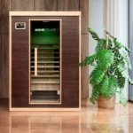 Infrarood Sauna Moreno – 2 Personen – 135 x 105 x 190 cm - Hoogwaardig Hemlocksparrenhout - M - Afbeelding 13