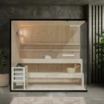 Noorse Sauna – Shadow – 200 x 150 x 190 cm – 5 personen – 8 kW – XL - Afbeelding 9