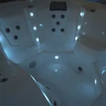 Bubbelbad Buiten Stream XL – Met trap en thermische afdekking – 207,5 x 207,5 x 88 cm – 5 Personen - Afbeelding 8