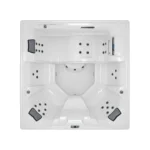 Bubbelbad Buiten Stream XL – Met trap en thermische afdekking – 207,5 x 207,5 x 88 cm – 5 Personen - Afbeelding 3