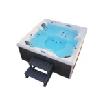 Bubbelbad Buiten Stream XL – Met trap en thermische afdekking – 207,5 x 207,5 x 88 cm – 5 Personen - Afbeelding 12