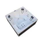 Bubbelbad Buiten Stream XL – Met trap en thermische afdekking – 207,5 x 207,5 x 88 cm – 5 Personen - Afbeelding 4