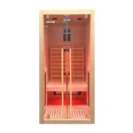 Infrarood Sauna Sonora – 1 Persoon – 90 x 90 x 190 cm - HemlocktanneI - S