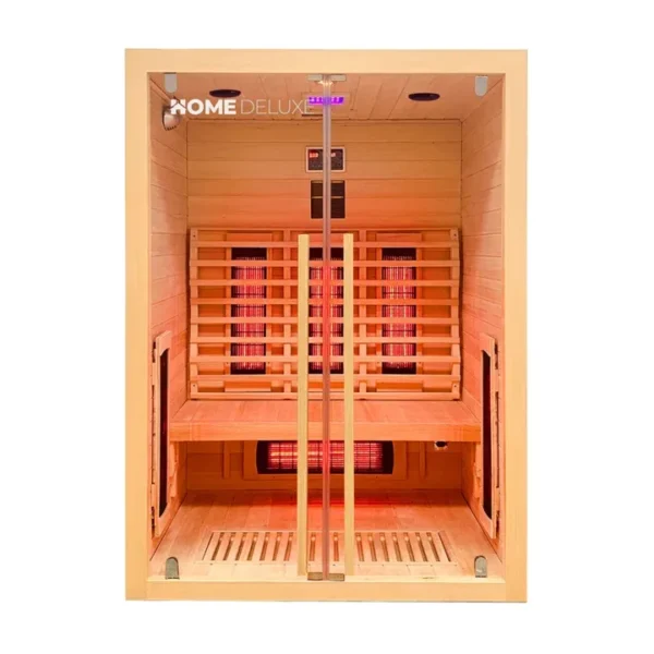 Infrarood Sauna Sonora – 2 Personen – 135 x 105 x 190 cm - HemlocktanneI - M