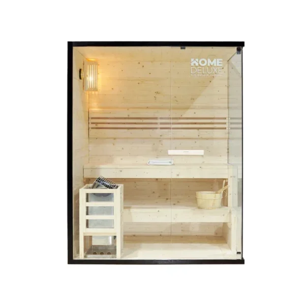 Noorse Sauna – Shadow – 150 x 120 x 190 cm – 2-3 personen – 4,5 kW – L