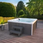 Bubbelbad Buiten Stream XL – Met trap en thermische afdekking – 207,5 x 207,5 x 88 cm – 5 Personen - Afbeelding 15