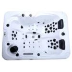 Bubbelbad Buiten - Met trap en thermische afdekking - 210 x 155 x 83 - Afbeelding 9