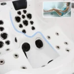 Bubbelbad Buiten - Met trap en thermische afdekking - 210 x 155 x 83 - Afbeelding 5
