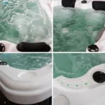 Bubbelbad Buiten - Met trap en thermische afdekking - 210 x 155 x 83 - Afbeelding 4