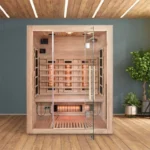 Infrarood Sauna Sahara – 2-3 personen – 150 x 120 x 190 cm – Met volledig spectrumradiator - L - Afbeelding 14
