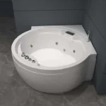 Vrijstaand Bad- Bubbelbad Galos – 149 x 149 x 64 cm – Inclusief onderwater LED-verlichting - Afbeelding 7