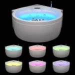 Vrijstaand Bad- Bubbelbad Galos – 149 x 149 x 64 cm – Inclusief onderwater LED-verlichting - Afbeelding 9