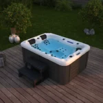 Bubbelbad Buiten - Met trap en thermische afdekking - 210 x 155 x 83 - Afbeelding 18