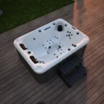 Bubbelbad Buiten - Met trap en thermische afdekking - 210 x 155 x 83 - Afbeelding 13