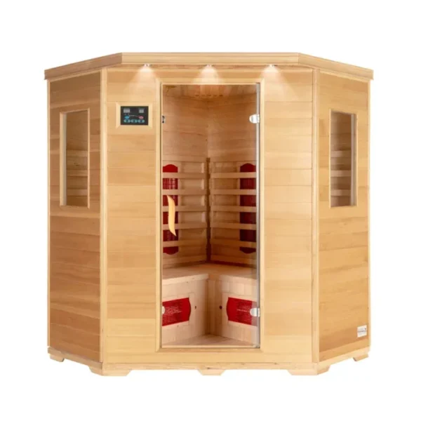 Infrarood Sauna - Redsun - 3-4 personen - 150 x 150 x 190 cm - XXL