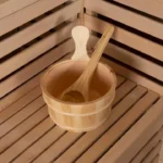 Noorse Sauna – Skyline Big – 200 x 200 x 210 cm – 6 personen – 8 kW – Met kunststenen muur - XL - Afbeelding 4