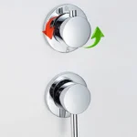 Douchepaneel Cascata met regendouche - Inclusief thermostaatfunctie - Antikalksproeiers - Wit - Afbeelding 3