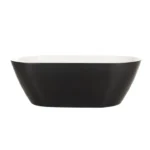 Vrijstaand bad Codo - Inclusief overloopbeveiliging, sifon en sluiting - 170 x 80 cm - Zwarte editie - Afbeelding 3