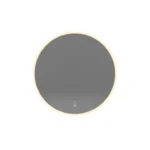 Badkamerspiegel Sila – Led - Met Anti condenssysteem met verwarmingsfolie - Met moderne touchdimmer - Rond - 60 cm - Afbeelding 3