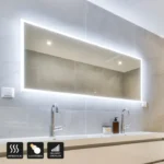 Badkamerspiegel Nola – Led – Met Anti condenssysteem en Verwarmingsfolie – Met moderne Touchdimmer – Rechthoekig – 120×70 cm - Afbeelding 4