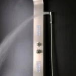 Douchepaneel Orinoco met regendouche – 3 LED verlichtingsvelden – Inclusief thermostaatfunctie – RVS - Afbeelding 5