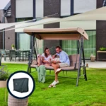 Hollywoodschommel Descanso - 3-zits schommelbank - 115 x 198 cm - Inclusief hoes - Beige - Afbeelding 12