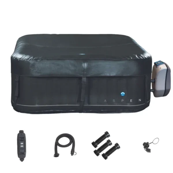 Opblaasbare Netspa - Hottub - Bubbelbad - 4 personen - 168 x 70 cm - Inclusief beschermhoes en accessoires
