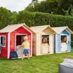 Speelhuis Hout met bankje – Houten Speelhuisje – Speelhuisje voor de buiten / binnen – FSC hout – Duurzaam - Afbeelding 7