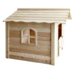 Speelhuis Hout met bankje – Houten Speelhuisje – Speelhuisje voor de buiten / binnen – FSC hout – Duurzaam - Afbeelding 3