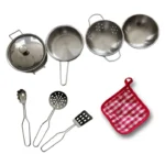 Speeltoestel Keuken - Modderkeuken - Met 8-delige speelset - Voor binnen en buiten - Mandu - Afbeelding 9
