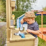 Speeltoestel Keuken - Modderkeuken - Met 8-delige speelset - Voor binnen en buiten - Mandu - Afbeelding 8