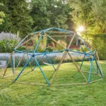 Speeltoestel klimtoestel inclusief tent en schommel - Klimrek in de tuin - Matti - Blauw/Brons - Afbeelding 6