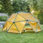 Speeltoestel klimtoestel inclusief tent en schommel - Klimrek in de tuin - Matti - Blauw/Brons - Afbeelding 7