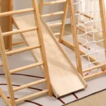 Speeltoestel inclusief glijbaan ,schommel en Klimwand – Opvouwbaar - 121 x 112 x 121 cm – Lio - Afbeelding 9