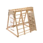 Speeltoestel inclusief glijbaan ,schommel en Klimwand – Opvouwbaar - 121 x 112 x 121 cm – Lio - Afbeelding 6