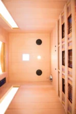 Infrarood Sauna - France Apollon - 120 x 123 x 190 cm - Volledig spectrum kwarts infrarood - Afbeelding 5