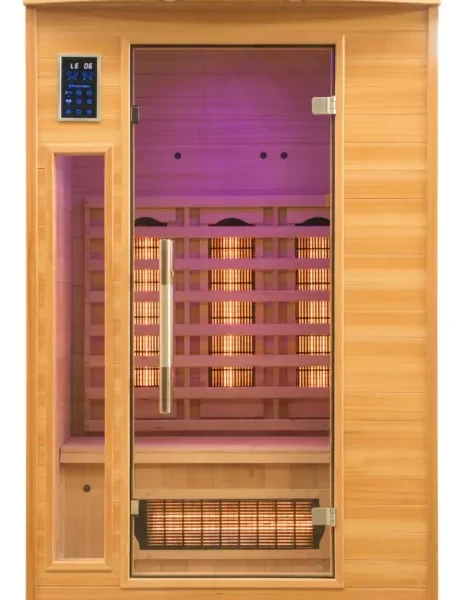 Infrarood Sauna - France Apollon - 120 x 123 x 190 cm - Volledig spectrum kwarts infrarood